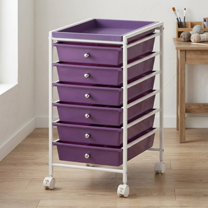 OEM EBay Organizer Taiwan Home <b>Storage</b> Furniture Manufacturer MIT DIY Housewares Plastic <b>Drawer</b> Organizer Trolley With Wheels - Product Image 1