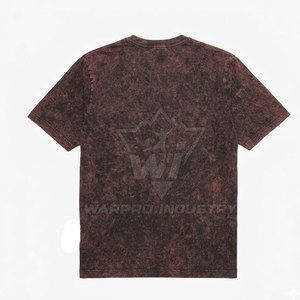 เสื้อยืดโอเวอร์ไซส์แขนสั้นผ้าฝ้าย 100% ซันเฟด ลุคสตรีทแวร์ลำลอง ย้อมสีแบบสโตนวอช เป็นมิตรต่อสิ่งแวดล้อม สำหรับผู้ชาย - Product Image 4