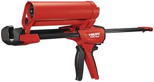 Pistolet de fixation manuel HILTI HDM haute résistance pour adhésifs hybrides et époxy, résine chimique, cheville chimique, pistolet de calfeutrage - Product Image 3