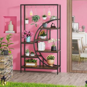 Plant Stand <b>Bookcase</b> for Display and Organization - Product Image 2