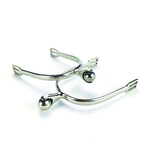 Espuelas de equitación de calidad premium al por mayor, equipo de acero inoxidable, sin óxido, con rodillo, para caballos - Product Image 3