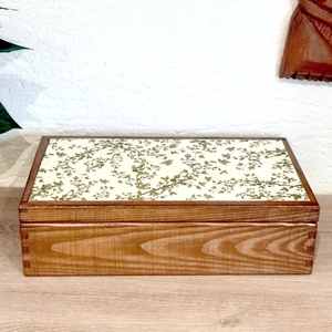Rectangular Acacia Wood Jewelry <b>Box</b> with Enamel Top <b>Decorative</b> <b>Storage</b> <b>Box</b> Wholesale Factory Price <b>for</b> FBA and Retail Stores - Product Image 1