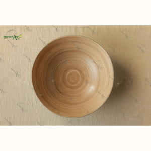ชามเสิร์ฟสลัดไม้ไผ่เป็นมิตรกับสิ่งแวดล้อมทำด้วยมือ2025จัดแสดงอาหารอย่างยั่งยืนจากเวียดนาม - Product Image 3