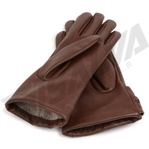 Gants en cuir pour hommes à écran tactile professionnels - SALVA LEATHER Doublure en soie Utilisation hivernale Style élégant Coupe ajustée Prix - Product Image 3