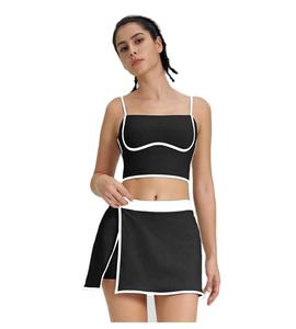 Nuevo Conjunto Deportivo Ligero y Moderno para Tenis, Material Flexible, para Partidos Competitivos, Jersey Deportivo Premium, Uniforme de Tenis para Mujer - Product Image 1