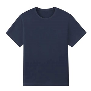 T-shirt en coton uni pour homme, respirant, doux, léger, confortable, décontracté, pour un usage quotidien, basique d'été - Product Image 2