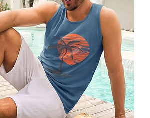 Débardeur de sublimation pour homme à prix abordable, personnalisé, en promotion, confortable, tendance, vêtement de sport, avec le meilleur style - Product Image 4