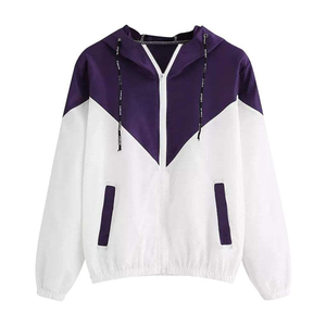 Chaqueta con capucha y cremallera para hombre, color granate, a prueba de viento, deportiva, ligera, para primavera, softshell, atlética - Product Image 5