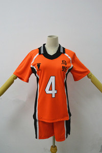 Disfraz de Cosplay de Anime Haikyuu Karasuno Hinata Shoyo Tobio Kageya, Jersey de Voleibol, Ropa Deportiva Corta Transpirable de Yu Nishinoya - Product Image 5