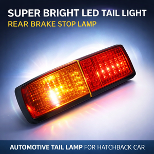 Luz Trasera LED Súper Brillante para Automóvil Hatchback, Lámpara de Freno Trasera, Luz Trasera Automotriz - Product Image 3