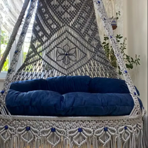 <b>Macrame</b> Swing,Round Swing,<b>Macrame</b> Swing,Rocking Chair,Hammock,Hanging Chair,Christmas Gift,Home decoration,Egg Chair - Product Image 1