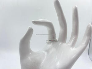 Diseño étnico hecho a mano 92,5 Anillo de racimo de plata Origen indio de moda - Product Image 2