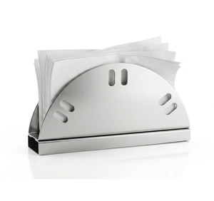 Porta pañuelos de acero inoxidable con logo personalizado, piezas decorativas para mesa de comedor, al mejor precio. - Product Image 1