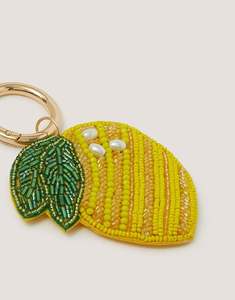 Keyholder Stylish Bohemian Beadwork Ethnic Charm Carabiner Keychain (Acryl 3D Shape) for Cars <b>Bags</b> Portable Decorative Accessory - Product Image 4