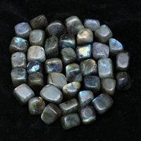 Pierres Roulées Naturelles de Labradorite 18-25mm, Gemmes Polies pour la Fabrication de Bijoux, Artisanat, Décoration Intérieure, Feng Shui, Usage Religieux, Vente en Gros
