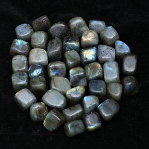 Pierres Roulées Naturelles de Labradorite 18-25mm, Gemmes Polies pour la Fabrication de Bijoux, Artisanat, Décoration Intérieure, Feng Shui, Usage Religieux, Vente en Gros - Product Image 1