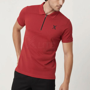 Nouvelle Arrivée Chemises Homme à Fermeture Éclair Unies Teintes à Manches Courtes en Tissu Respirant Viscose/Coton Style Décontracté Tendance - Product Image 3