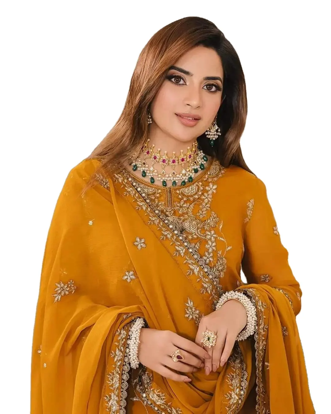 Superb Styles Pakistani Indian Women Ready Made Stylish Fashion Elegant Pakistani Dress Hot Selling Ready Made Suits 2009