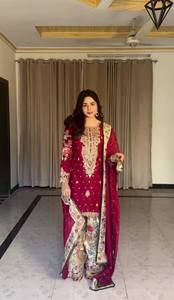 Launching New Designer Party Wear Look <b>Top</b> ,Patiyala Salwar And Dupatta - Product Image 2