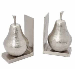 Sujetalibros Moderno de Aluminio con Forma de Pera, Organizador de Escritorio para el Hogar, Regalo para Amantes de los Libros, Decoración para Sala de Estar u Oficina - Product Image 2
