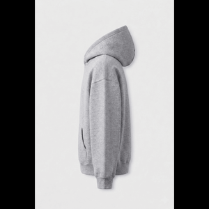 Direct Factory Wholesale Winter Men's Solid Fleece Hoodie Bespoke Lightweight Quick Dry Activewear Breathable Cotton-Poly <b>Blend</b> - Product Image 4
