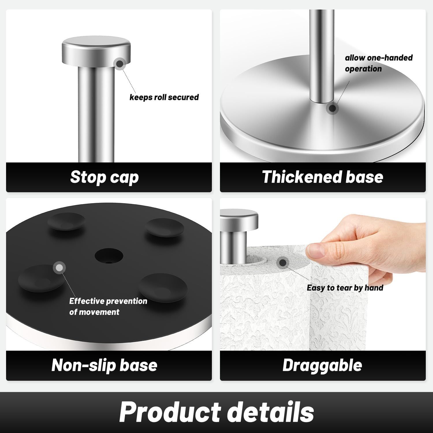 Suction Base | Silver Color