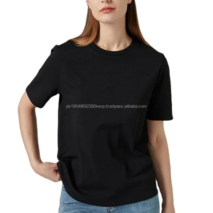 Cuello redondo Logo Camisas Calidad Pesado Oversize Tallas grandes Transpirable Punto Casual 100% algodón, Camiseta para hombres, ajuste suelto - Product Image 3