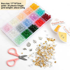 Perles en verre DIY pour la fabrication de bijoux, composants et accessoires - Product Image 6