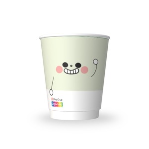 Gobelets à café jetables écologiques à double paroi en papier enduit de PE, tailles 8oz/12oz/16oz/20oz, impression de logo personnalisable, recyclables - Product Image 2