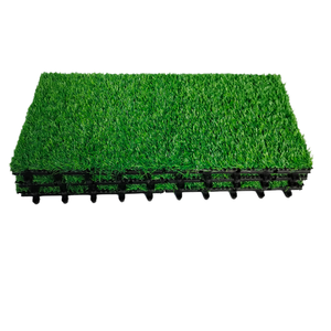 Baldosas de Césped Artificial 300x300x24mm, Impermeables, Cuadradas, para Exteriores/Interiores, Decoración de Terraza, Jardín y Patio - Product Image 1