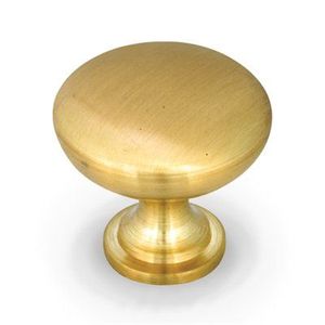 Excellent solid <b>Brass</b> Round <b>Knob</b> Color <b>Brass</b> Wardrobe Cabinet <b>Knobs</b> Durable Modern Classic Bedroom Room And Hotel Home interior - Product Image 2