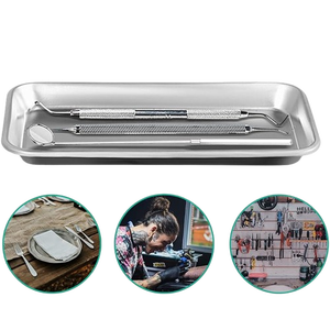 ถาดใส่เครื่องมือแพทย์คุณภาพสูง ผลิตจากเหล็กอย่างดี ใช้พลังงานแบบแมนนวล นำกลับมาใช้ใหม่ได้ สำหรับเครื่องมือผ่าตัด ขายดีที่สุด - Product Image 2