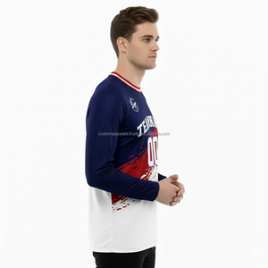 T-shirts personnalisés en gros, vêtements à manches longues personnalisés, impression par sublimation, livraison rapide, prix bas - Product Image 5