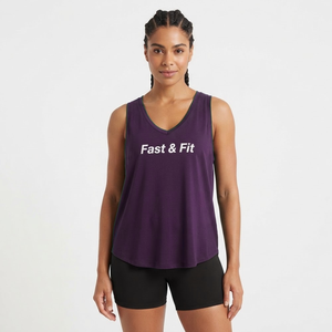 Camisetas de Tirantes de Alta Calidad, Tejidas, 100% Algodón, Lisas, sin Mangas, para Gimnasio, Personalizadas, de Verano, Casuales, de Color Sólido, para Mujer - Product Image 4
