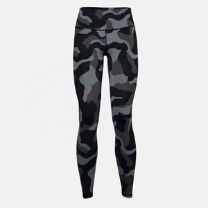 2026 Women's High Waist Camouflage Four-Way Stretch Spandex/Polyester Yoga <b>Leggings</b> <b>with</b> <b>Pockets</b> Power Flex Athletic Capri's - Product Image 4