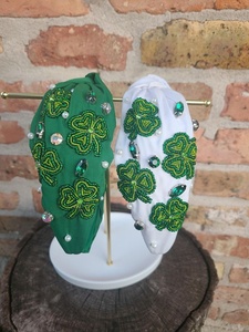 Nueva Colección de Diademas Elegantes para el Día de San Patricio con Cuentas, Estampados y Nudos de Diamantes de Imitación, Diademas Festivas para Mujeres y Niñas - Product Image 2