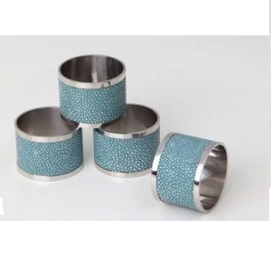 ที่วางผ้าเช็ดปากโลหะตกแต่งโต๊ะอาหารโรงแรมทันสมัยงานฝีมือเคลือบทองคำ - Product Image 5