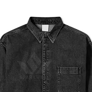 Premium <b>Men</b> <b>Jeans</b> <b>Shirt</b> Stylish <b>Jeans</b> Fabric Long Sleeve Comfortable Fit <b>For</b> Casual Fashion And Travel - Product Image 5
