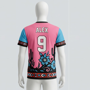 Camisetas Personalizadas para Equipos con Sublimación de Tinta, 100% Poliéster/Algodón, Cuello Redondo, Talla Grande para Hombre - Product Image 2