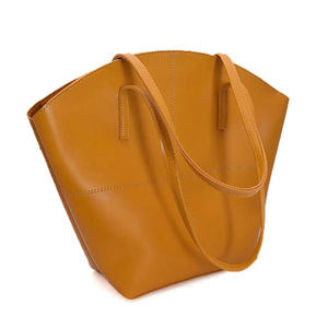 Sac fourre-tout chic pour femme, grande capacité, en cuir véritable, sac à main pour femme, logo personnalisé, fermeture à glissière, look polyvalent et unique, fabrication OEM - Product Image 5