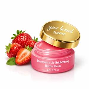 Bálsamo Labial Aclarante de Fresa de Marca Privada OEM al por Mayor, Bálsamo Hidratante con Manteca de Karité, Vitamina E y Extractos de Frutas - Product Image 2