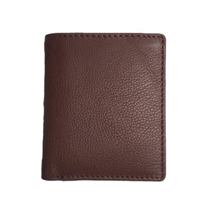 Simple Small Short Bifold Leather Men Purse <b>Wallets</b> Zipper Hidden Pocket Credit ID Card Holder <b>RFID</b> Protected Open Export Global - Product Image 1