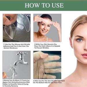 Meilleurs patchs <span class=keywords><strong>anti</strong></span>-<span class=keywords><strong>rides</strong></span> pour le front patchs de lissage du visage en <span class=keywords><strong>silicone</strong></span> pour les lignes de sourire de froncement de sourcils - Product Image 6