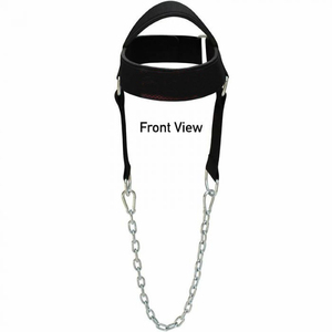 High Quality Neck Harness for Weight Lifting Neck <b>Training</b> <b>Head</b> Harness Muscle Builder With Adjustable Long Steel Chain & Strap - Product Image 6