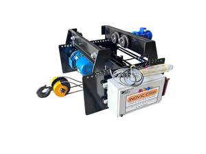 Polipasto de cable de 3 toneladas con elevación de 8m, caja de engranajes Elecon PBL, cable de 10mm de diámetro, ruedas CT endurecidas, equipo de elevación industrial - Product Image 4