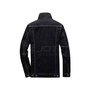 เสื้อแจ็คเก็ตยีนส์ผู้ชายสำหรับฤดูหนาว สไตล์คลาสสิก ลำลอง ผ้าฝ้าย ใส่สบาย เหมาะกับสภาพอากาศหนาวเย็น สไตล์สตรีทแฟชั่น - Product Image 2