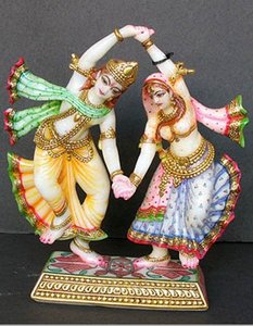 Beautiful Marble Radha Krishna God Statues For Home Worship Stone White Marble Radha Krishna Idols Marble Radha Krishna Statue - Product Image 5