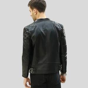 2026 Customized Winter Leather <b>Jackets</b> <b>Men</b> Best Design Stand Collar Streetwear Front Factory Direct Production Outdoor <b>Canvas</b> - Product Image 1