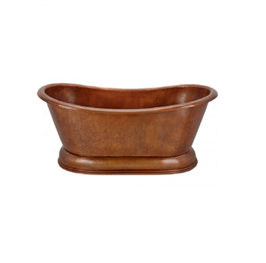 ต่ำ MOQ รองเท้าแตะคู่อ่างอาบน้ำทำด้วยมือจากทองแดง - Product Image 1
