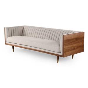 Canapé en teck de style moderne du milieu du siècle - Product Image 1